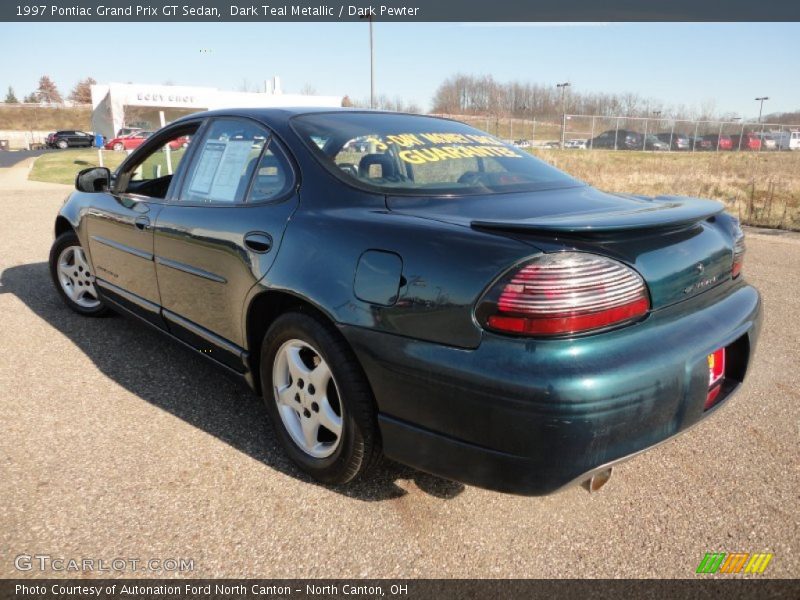 Dark Teal Metallic / Dark Pewter 1997 Pontiac Grand Prix GT Sedan