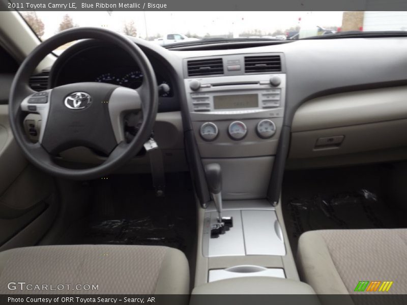 Blue Ribbon Metallic / Bisque 2011 Toyota Camry LE