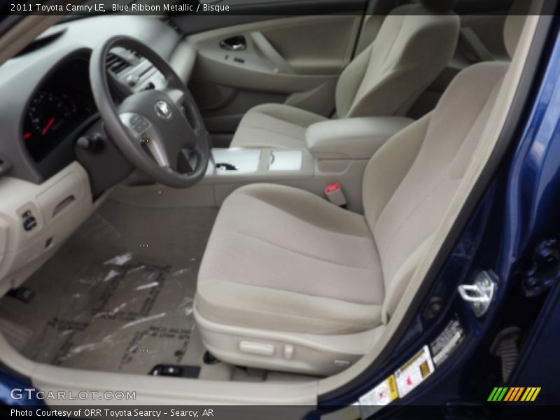 Blue Ribbon Metallic / Bisque 2011 Toyota Camry LE