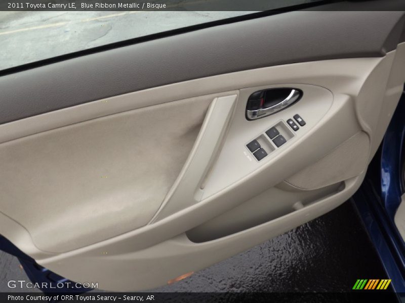 Blue Ribbon Metallic / Bisque 2011 Toyota Camry LE