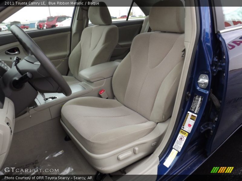 Blue Ribbon Metallic / Bisque 2011 Toyota Camry LE