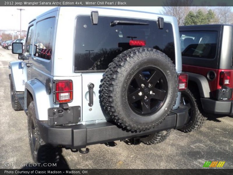 Winter Chill Pearl / Black 2012 Jeep Wrangler Sahara Arctic Edition 4x4