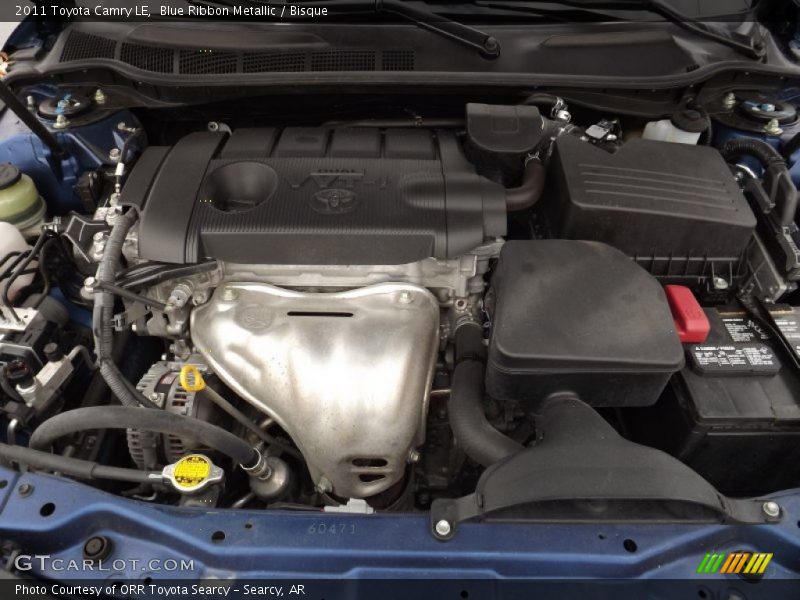 Blue Ribbon Metallic / Bisque 2011 Toyota Camry LE