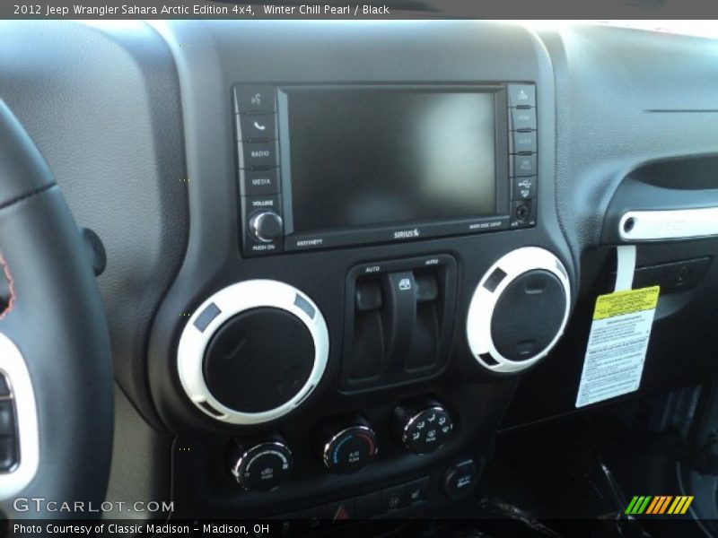 Winter Chill Pearl / Black 2012 Jeep Wrangler Sahara Arctic Edition 4x4