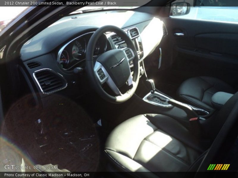 Blackberry Pearl Coat / Black 2012 Chrysler 200 Limited Sedan