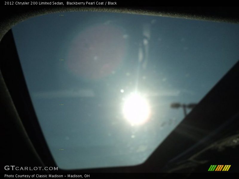 Blackberry Pearl Coat / Black 2012 Chrysler 200 Limited Sedan