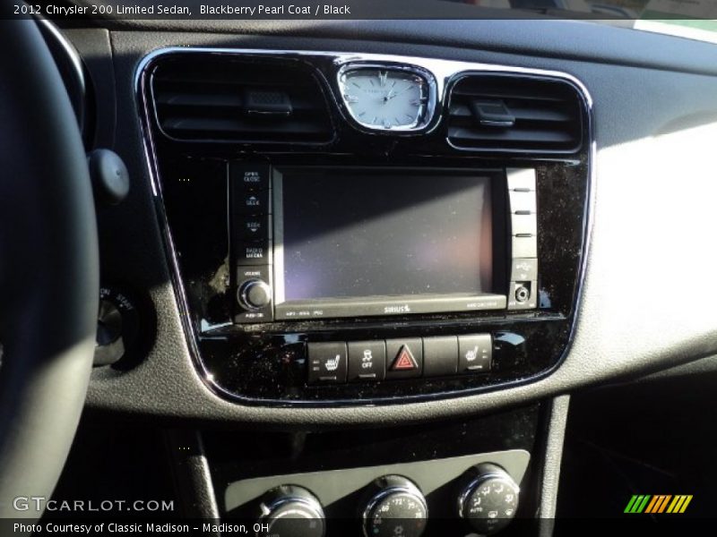 Blackberry Pearl Coat / Black 2012 Chrysler 200 Limited Sedan