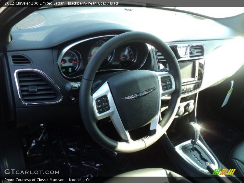 Blackberry Pearl Coat / Black 2012 Chrysler 200 Limited Sedan