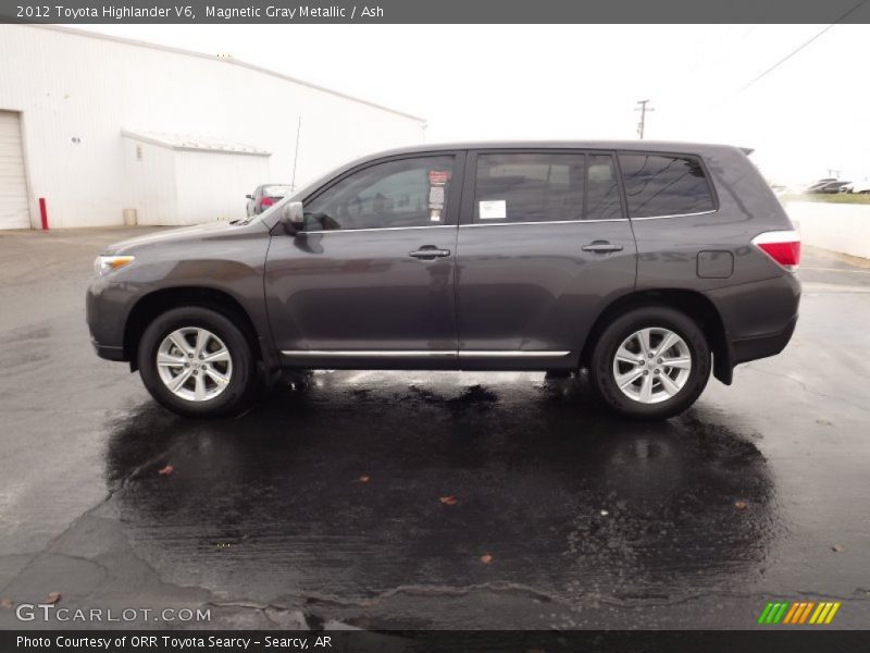 Magnetic Gray Metallic / Ash 2012 Toyota Highlander V6