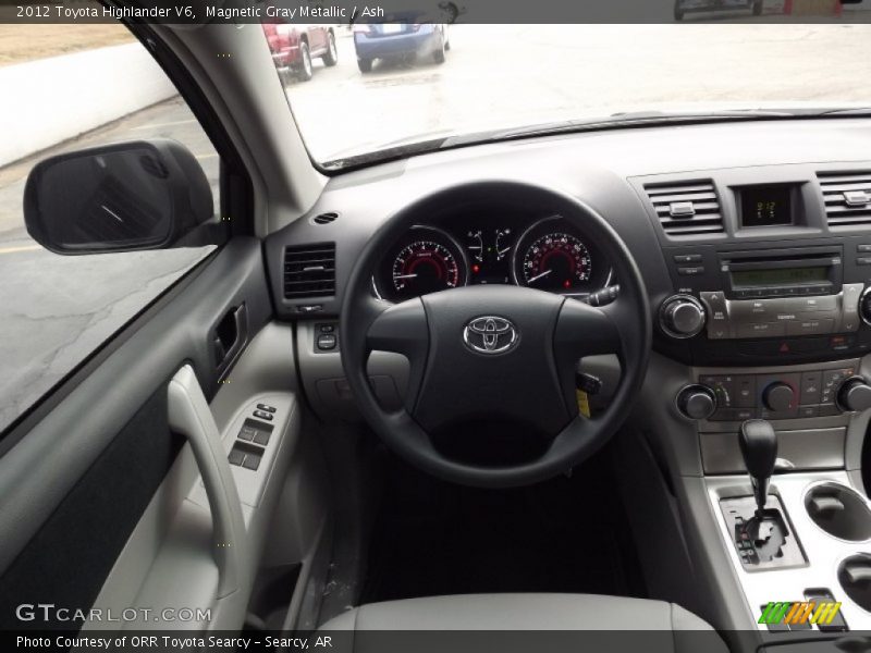 Magnetic Gray Metallic / Ash 2012 Toyota Highlander V6