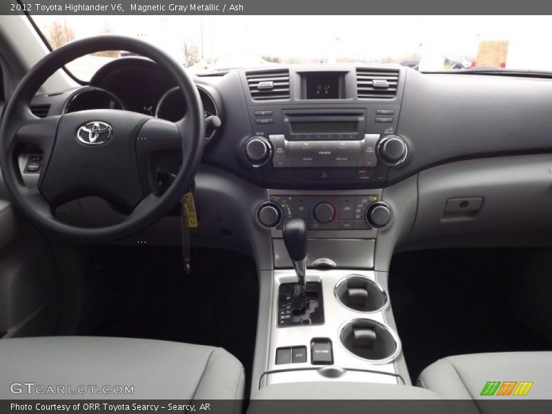 Magnetic Gray Metallic / Ash 2012 Toyota Highlander V6