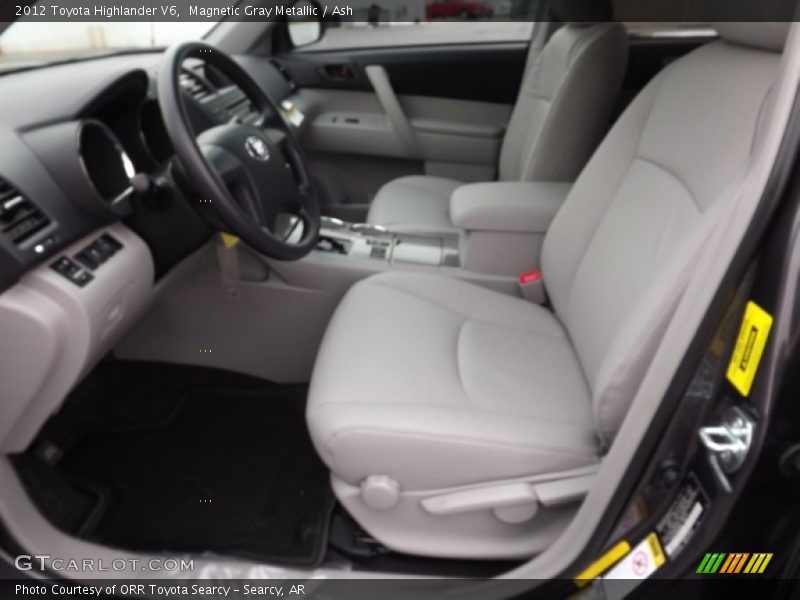 Magnetic Gray Metallic / Ash 2012 Toyota Highlander V6