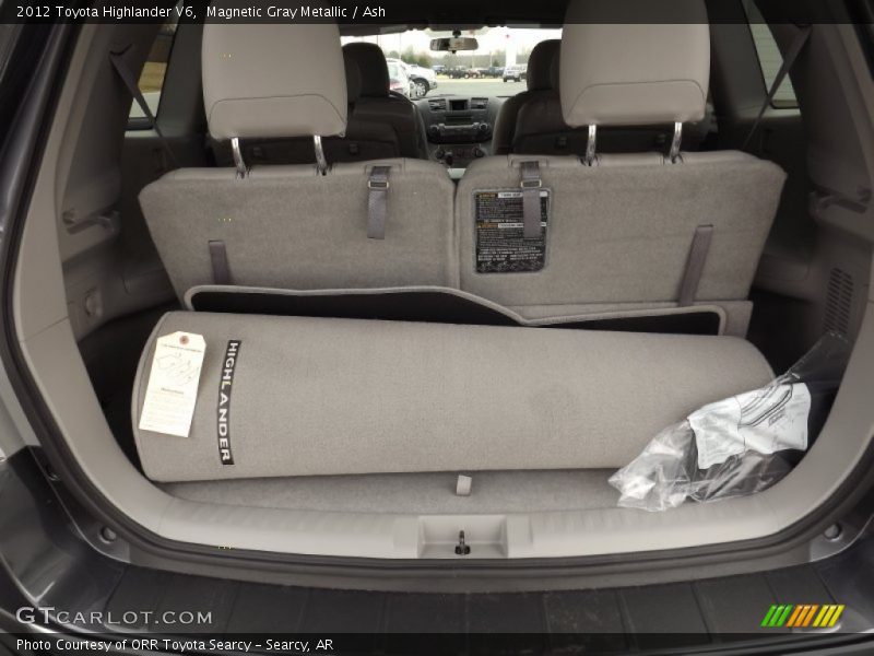 Magnetic Gray Metallic / Ash 2012 Toyota Highlander V6