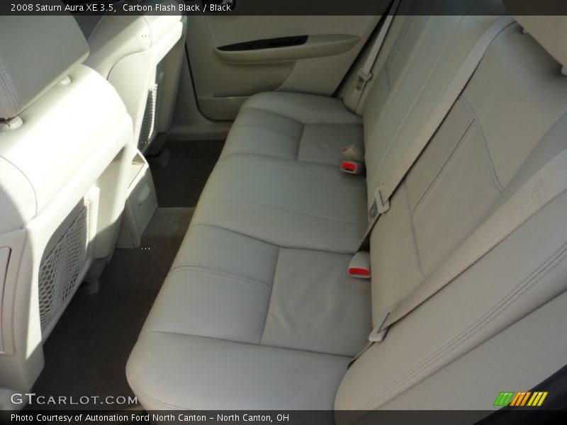 Carbon Flash Black / Black 2008 Saturn Aura XE 3.5