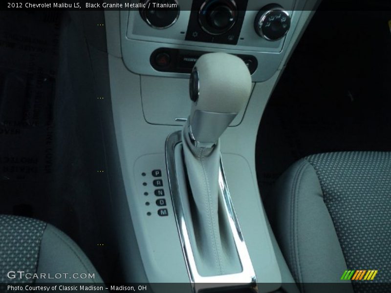 Black Granite Metallic / Titanium 2012 Chevrolet Malibu LS