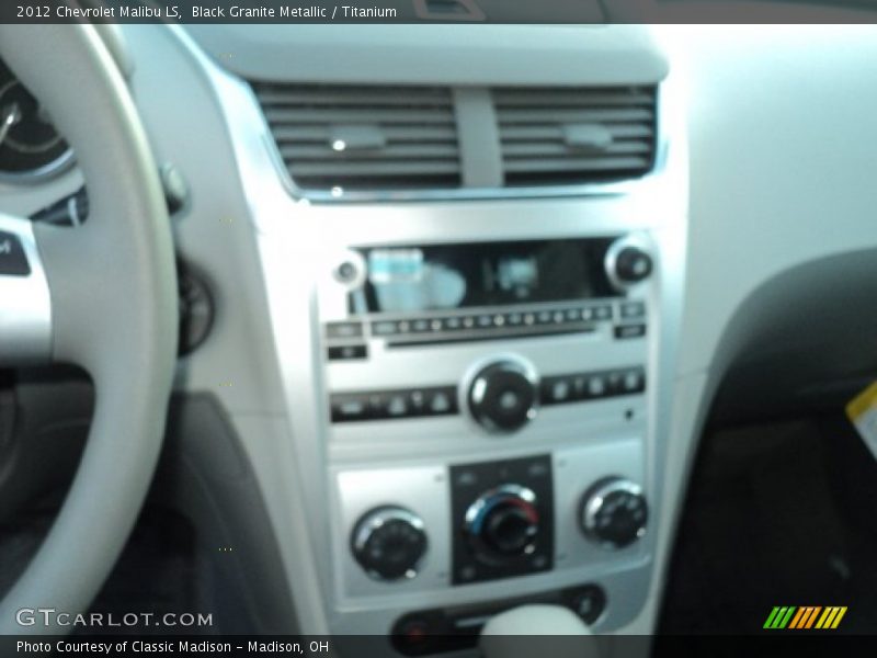 Black Granite Metallic / Titanium 2012 Chevrolet Malibu LS