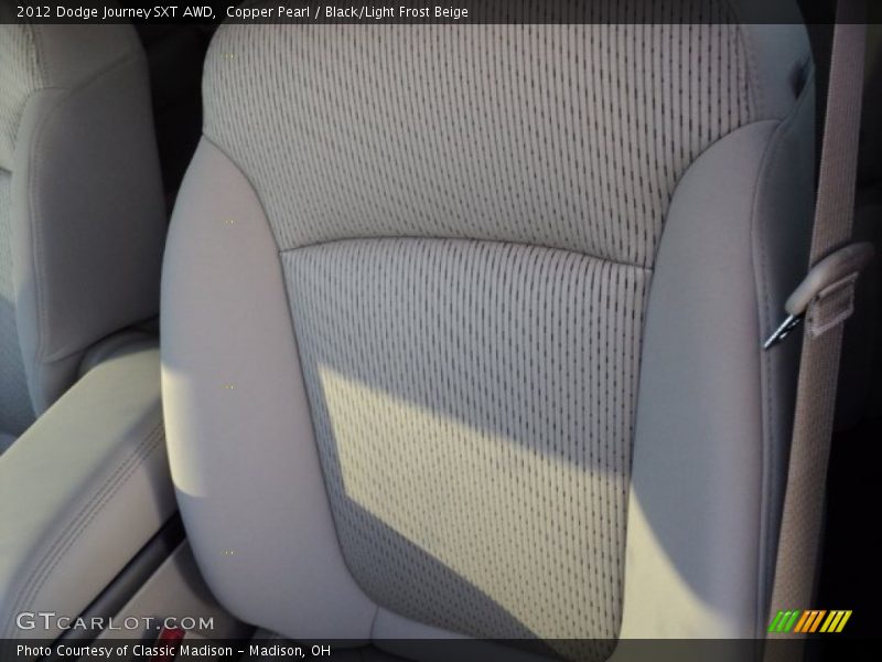 Copper Pearl / Black/Light Frost Beige 2012 Dodge Journey SXT AWD