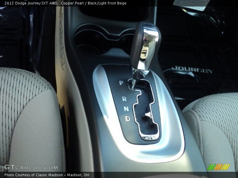  2012 Journey SXT AWD 6 Speed AutoStick Automatic Shifter