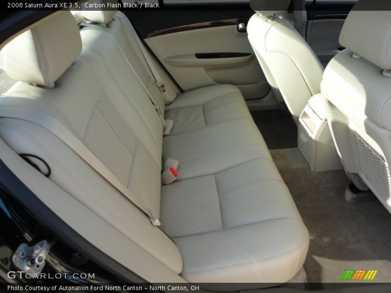 Carbon Flash Black / Black 2008 Saturn Aura XE 3.5