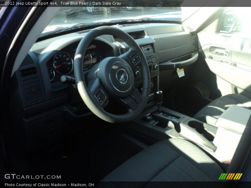 True Blue Pearl / Dark Slate Gray 2012 Jeep Liberty Sport 4x4
