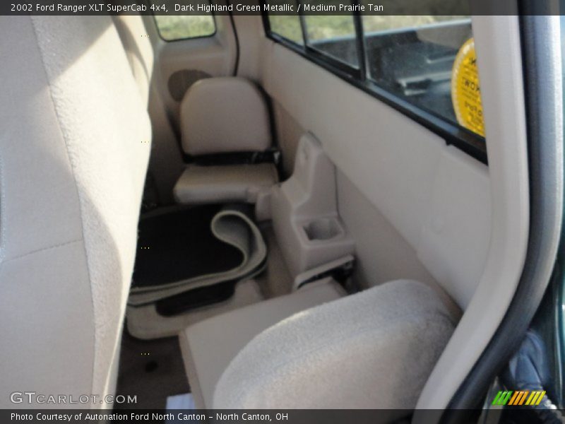 Dark Highland Green Metallic / Medium Prairie Tan 2002 Ford Ranger XLT SuperCab 4x4