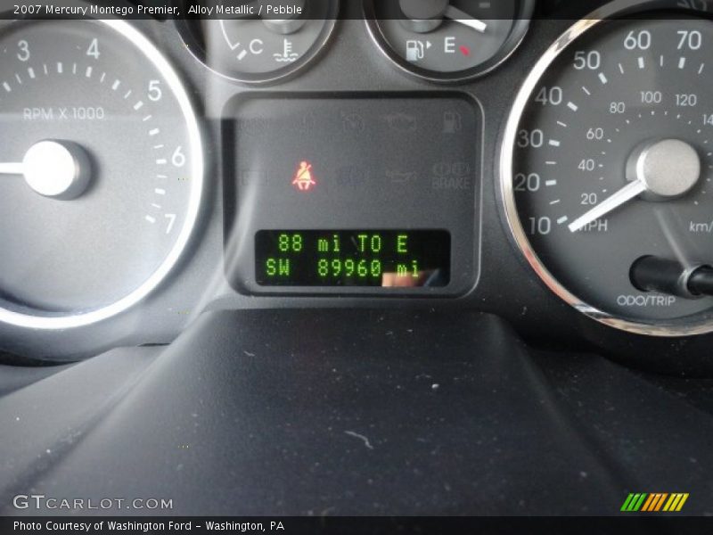 Alloy Metallic / Pebble 2007 Mercury Montego Premier