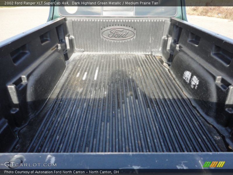 Dark Highland Green Metallic / Medium Prairie Tan 2002 Ford Ranger XLT SuperCab 4x4