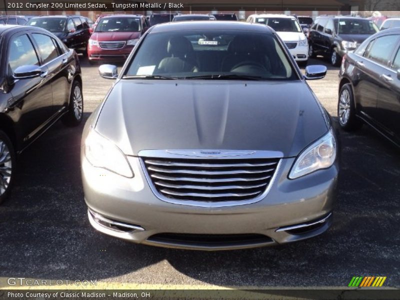 Tungsten Metallic / Black 2012 Chrysler 200 Limited Sedan