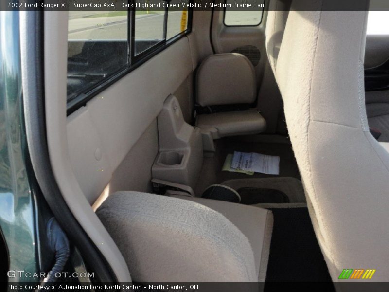 Dark Highland Green Metallic / Medium Prairie Tan 2002 Ford Ranger XLT SuperCab 4x4