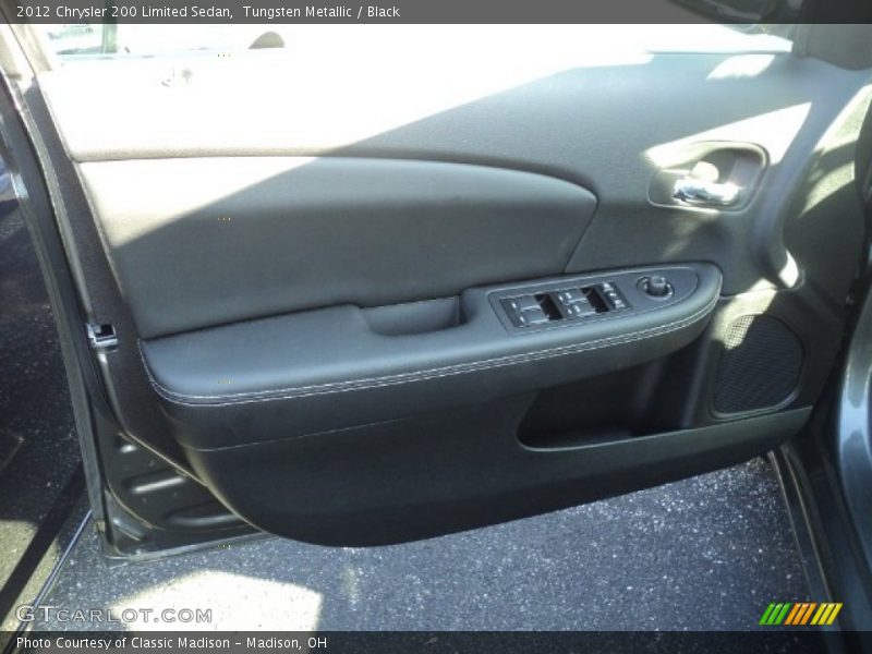 Tungsten Metallic / Black 2012 Chrysler 200 Limited Sedan
