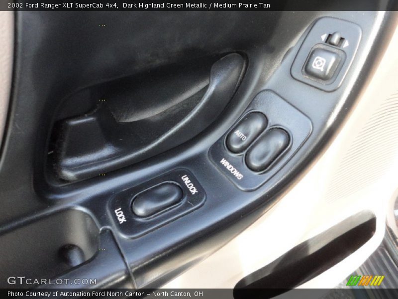 Dark Highland Green Metallic / Medium Prairie Tan 2002 Ford Ranger XLT SuperCab 4x4