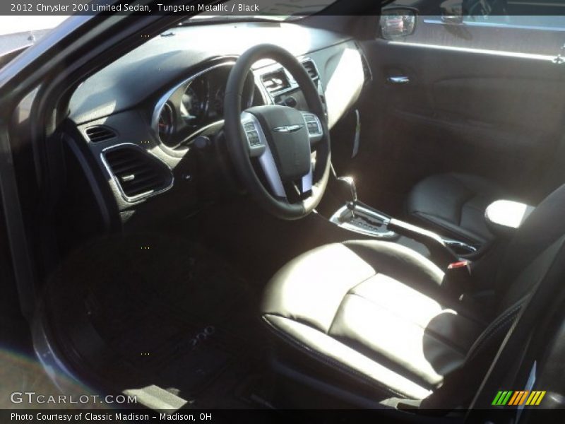 Tungsten Metallic / Black 2012 Chrysler 200 Limited Sedan