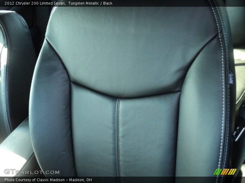 Tungsten Metallic / Black 2012 Chrysler 200 Limited Sedan