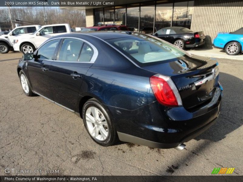 Dark Ink Blue Metallic / Light Camel 2009 Lincoln MKS Sedan