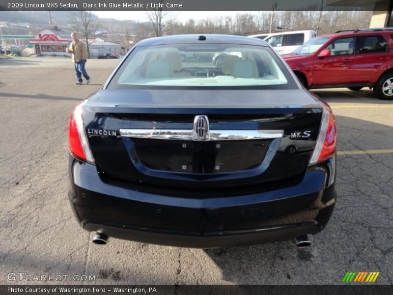 Dark Ink Blue Metallic / Light Camel 2009 Lincoln MKS Sedan