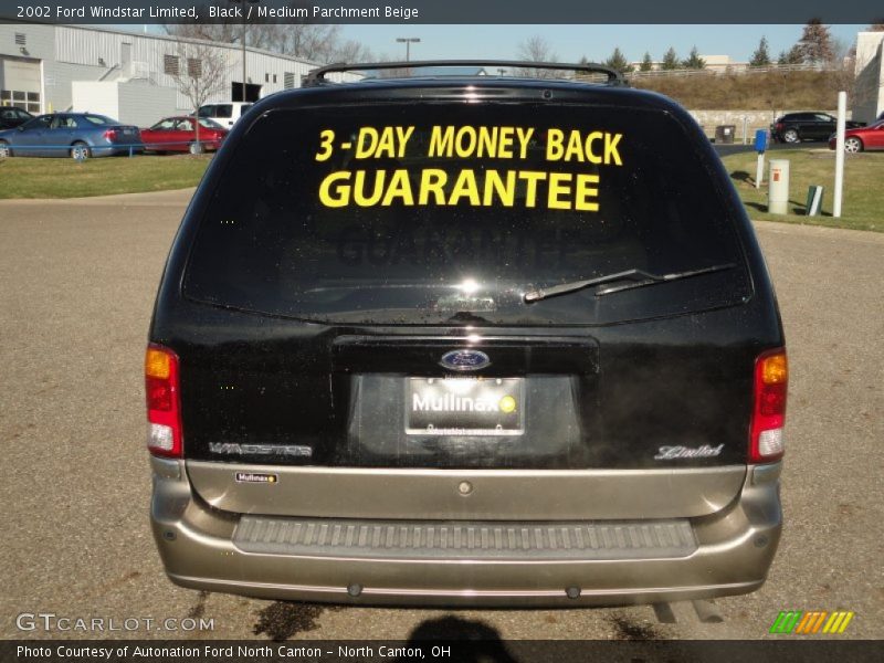 Black / Medium Parchment Beige 2002 Ford Windstar Limited