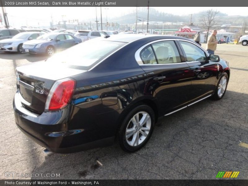 Dark Ink Blue Metallic / Light Camel 2009 Lincoln MKS Sedan