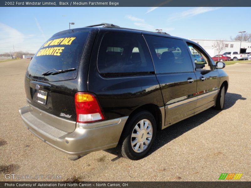 Black / Medium Parchment Beige 2002 Ford Windstar Limited