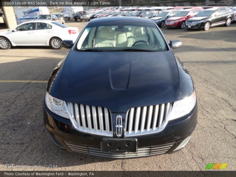 Dark Ink Blue Metallic / Light Camel 2009 Lincoln MKS Sedan