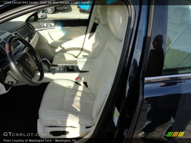 Dark Ink Blue Metallic / Light Camel 2009 Lincoln MKS Sedan