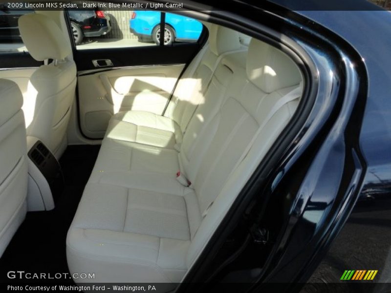 Dark Ink Blue Metallic / Light Camel 2009 Lincoln MKS Sedan