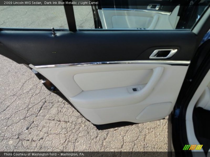 Dark Ink Blue Metallic / Light Camel 2009 Lincoln MKS Sedan