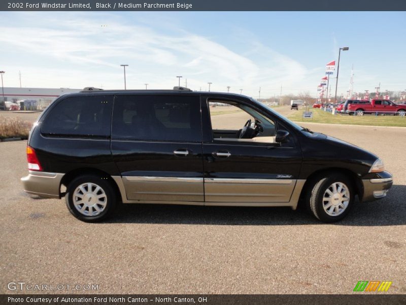 Black / Medium Parchment Beige 2002 Ford Windstar Limited