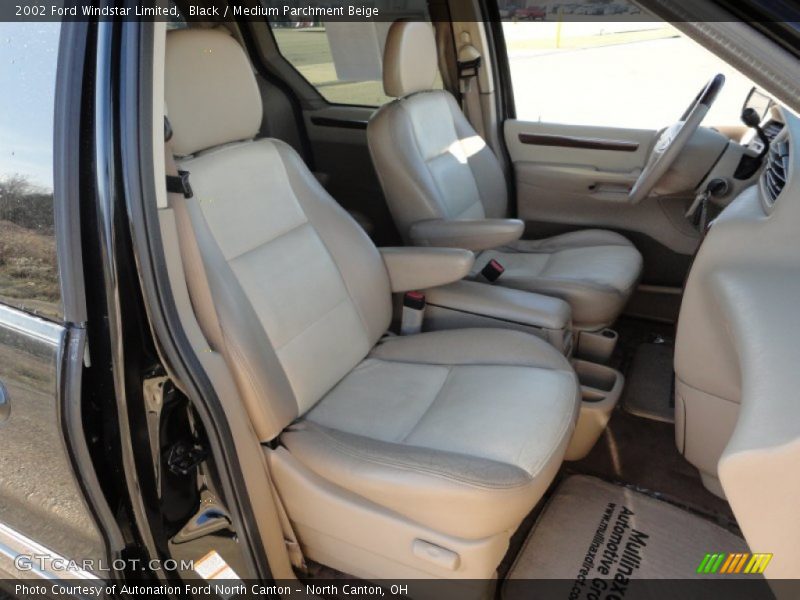 Black / Medium Parchment Beige 2002 Ford Windstar Limited