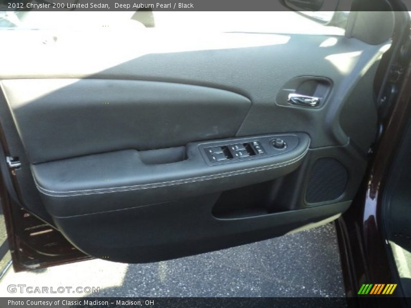 Deep Auburn Pearl / Black 2012 Chrysler 200 Limited Sedan