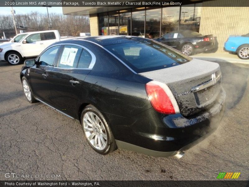 Tuxedo Black Metallic / Charcoal Black/Fine Line Ebony 2010 Lincoln MKS AWD Ultimate Package