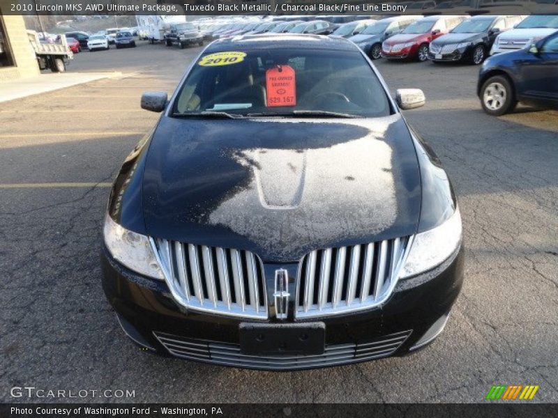 Tuxedo Black Metallic / Charcoal Black/Fine Line Ebony 2010 Lincoln MKS AWD Ultimate Package