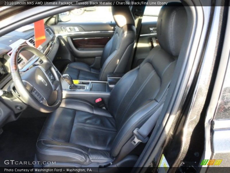  2010 MKS AWD Ultimate Package Charcoal Black/Fine Line Ebony Interior