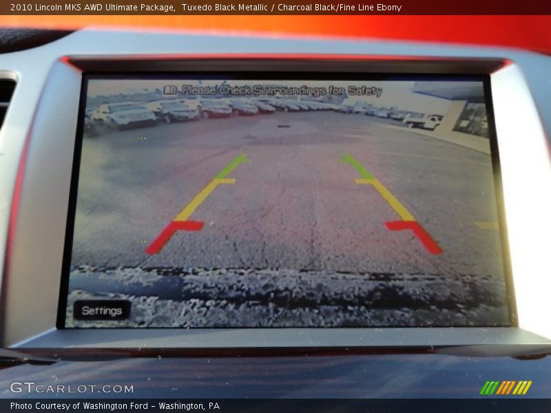 Tuxedo Black Metallic / Charcoal Black/Fine Line Ebony 2010 Lincoln MKS AWD Ultimate Package