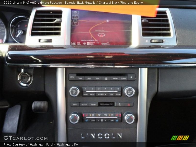Tuxedo Black Metallic / Charcoal Black/Fine Line Ebony 2010 Lincoln MKS AWD Ultimate Package